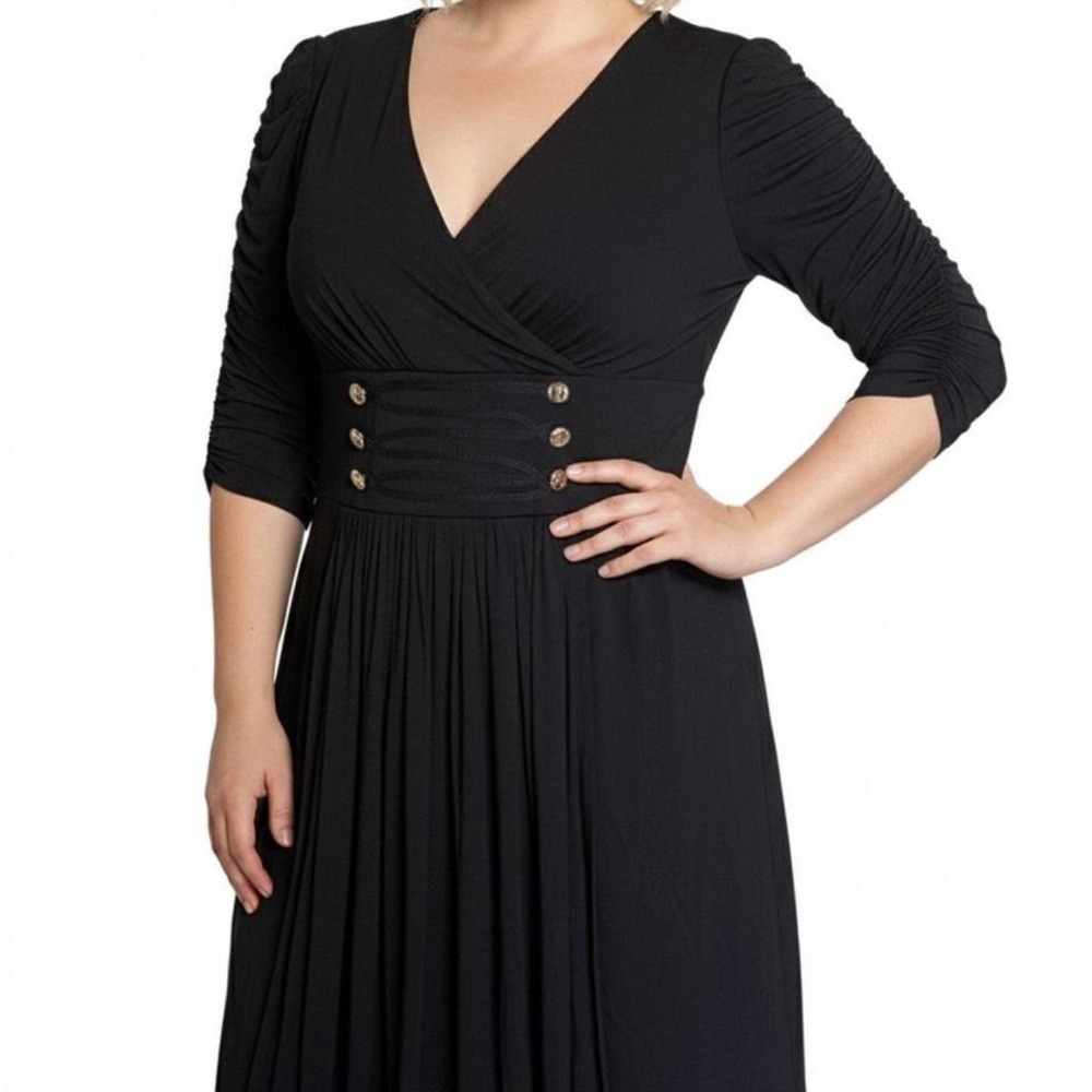 SHANI‎ Black Dress with Built in Shapewear! / NWT / Size 14 / MSRP $250